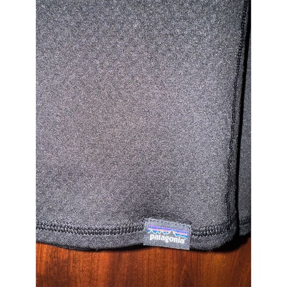 Patagonia Unisex Black Midweight Baselayer Top M Long Sleeve Pullover - Picture 5 of 9